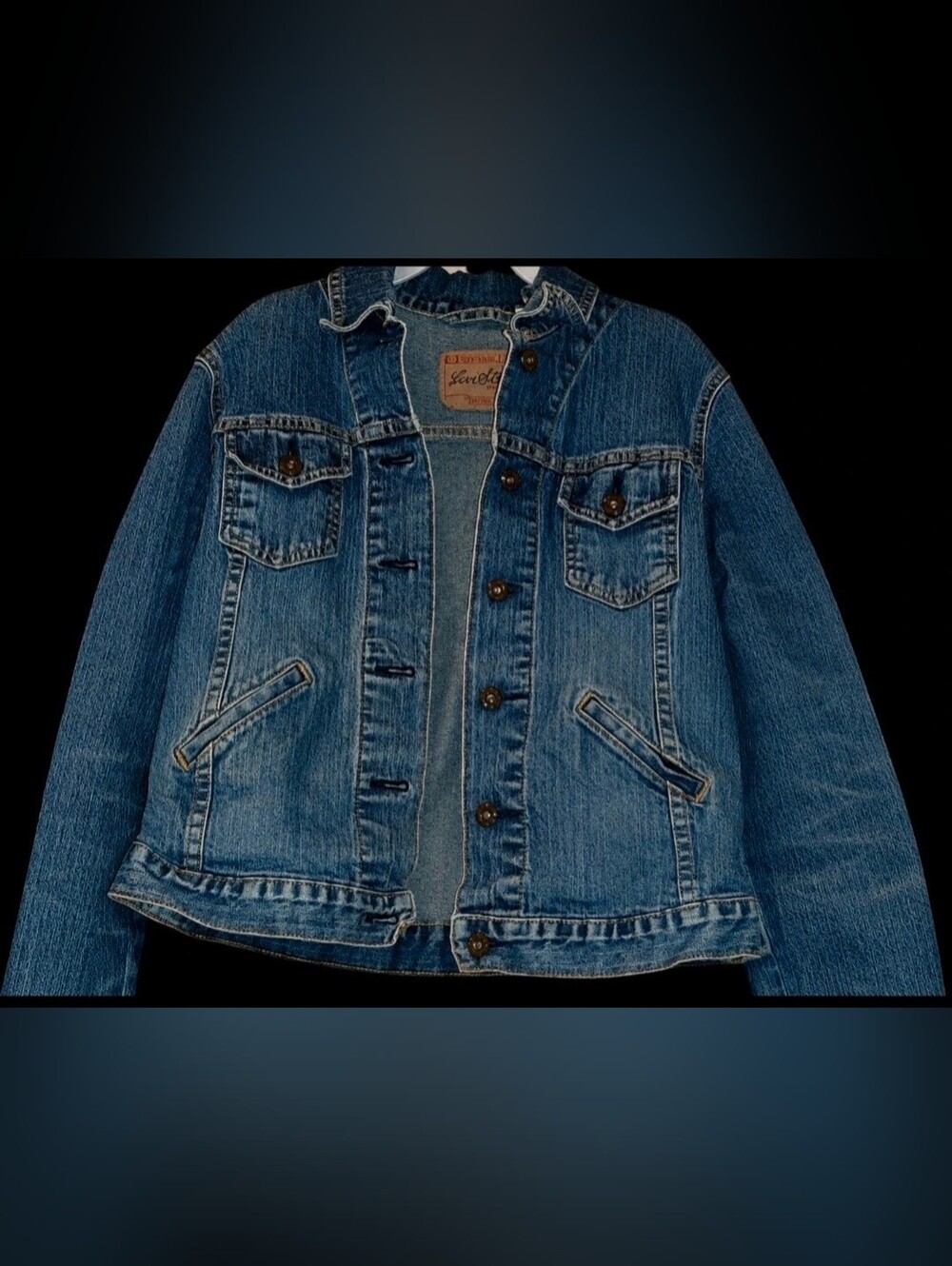 Signature by Levi Strauss Denim Trucker Jacket Women's Small